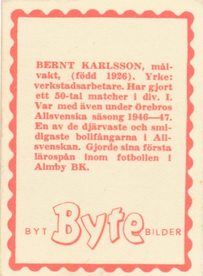 Bernt b